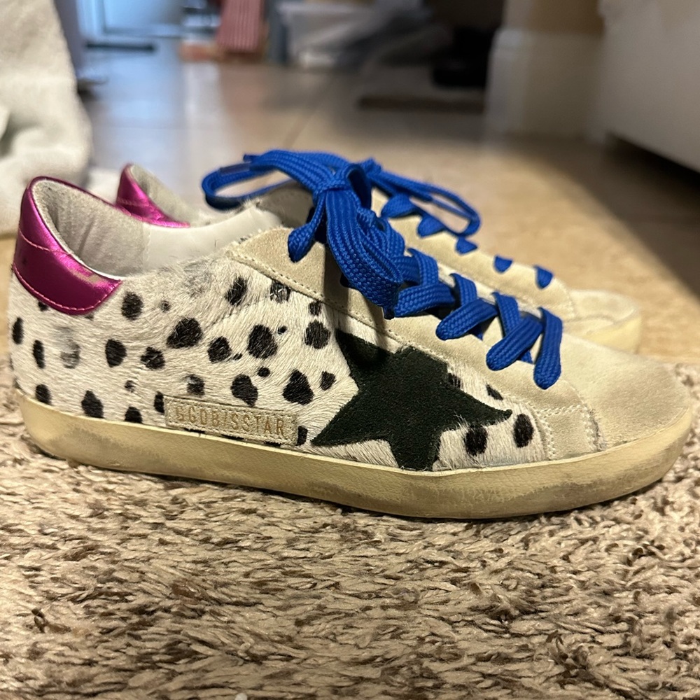 Super star Genuine calf hair low top sneaker